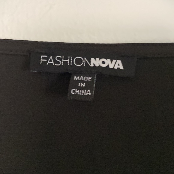 NWOT Fashion Nova Satin-Like Dress - Picture 5 of 6